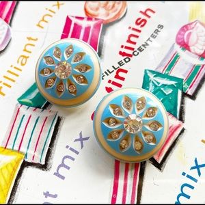 Vintage Baby Blue Earrings